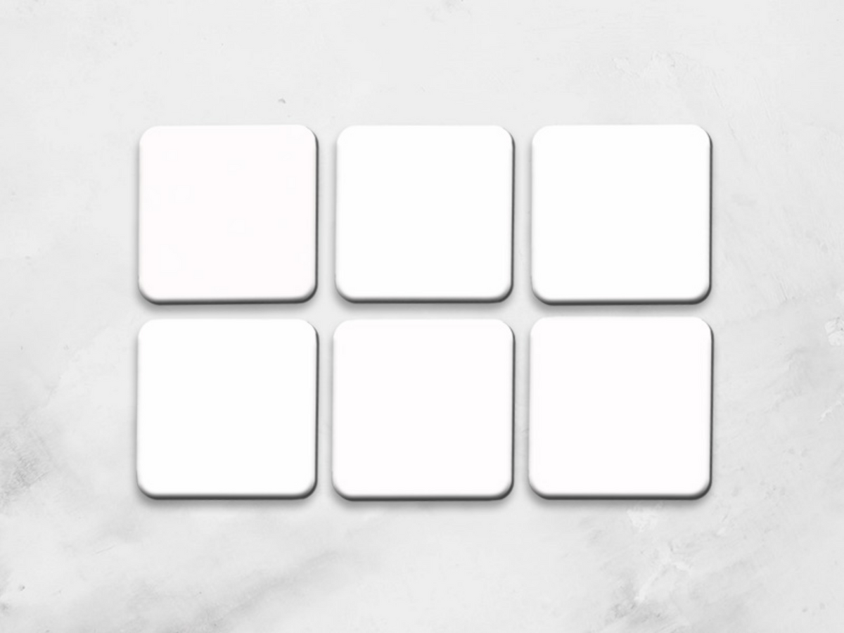 MDF Coasters (6pc)