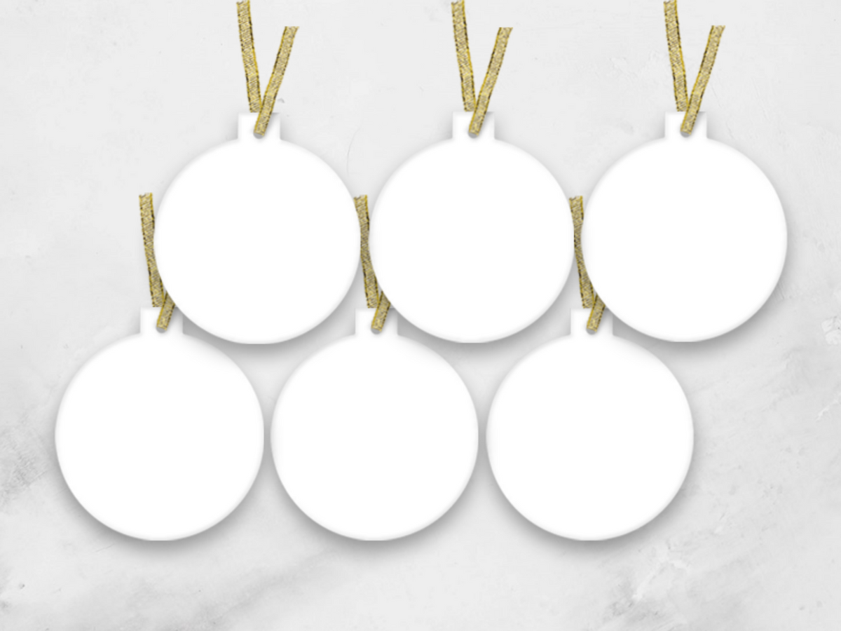 Tree Ornaments, 6 Pc