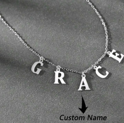 Customized Letter Name Necklace