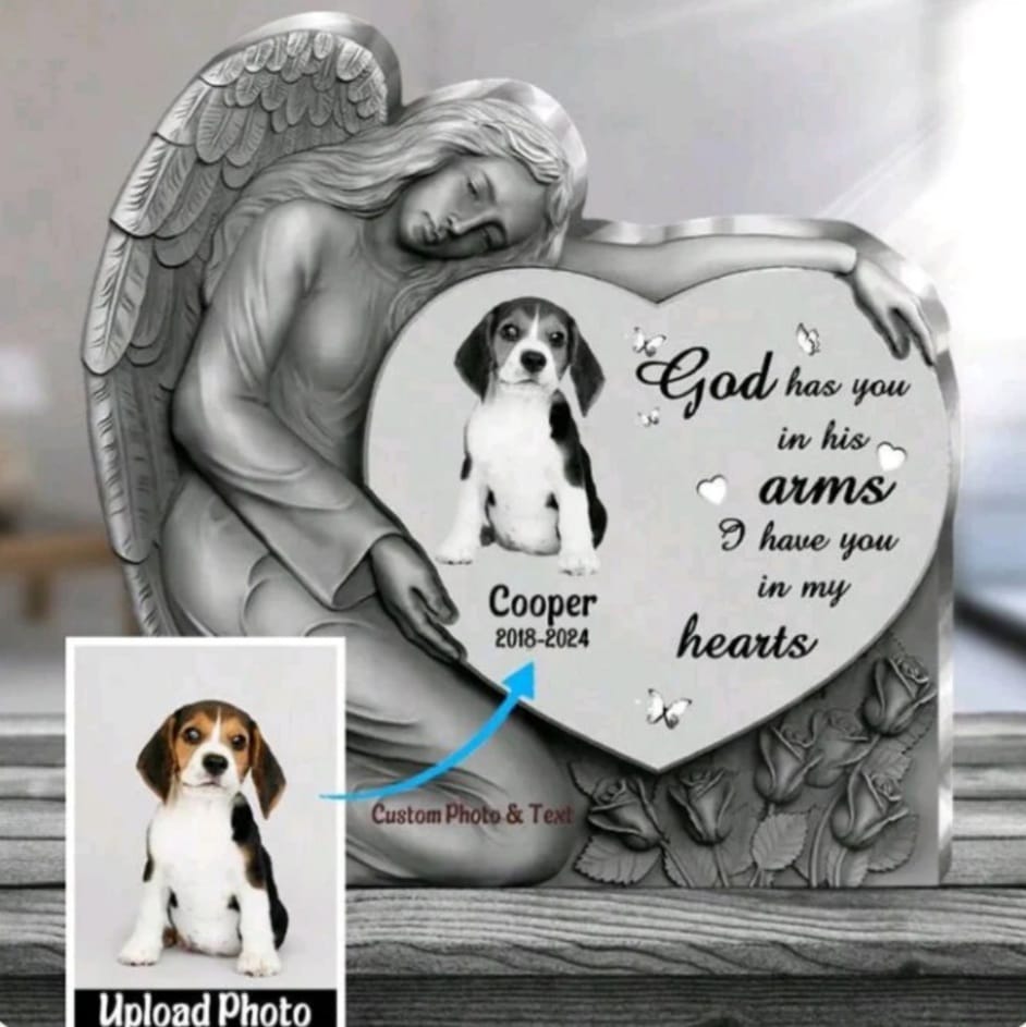Angel Heart Memorial Acrylic Plaque