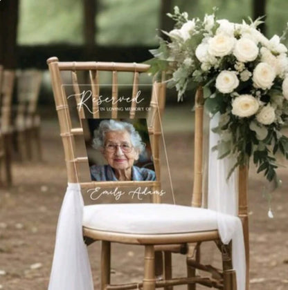 Reserved Memorial Sign