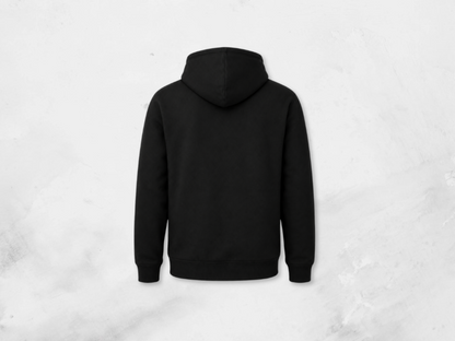 Hoodie (Cotton 260gsm), Back  - Max A4 Print