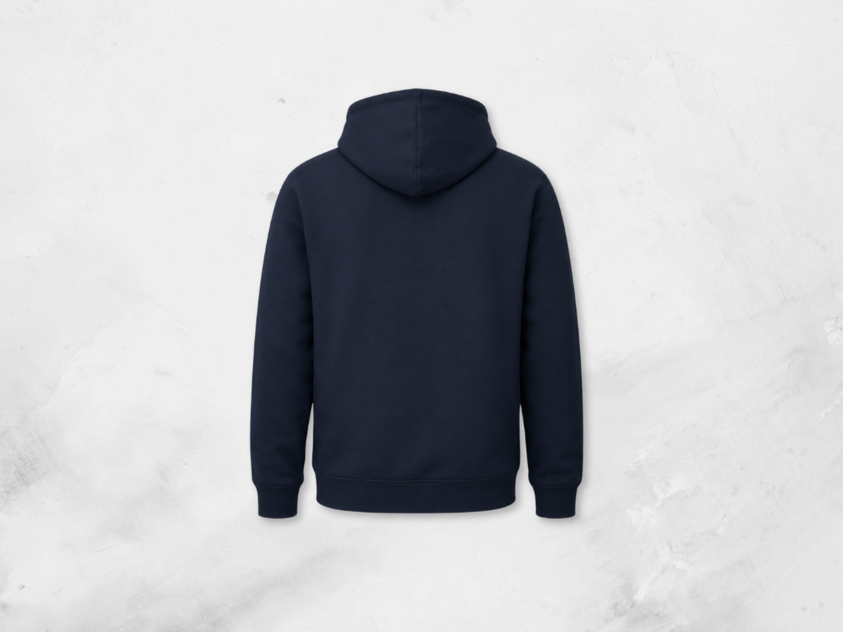 Hoodie (Cotton 260gsm), Back  - Max A3 Print