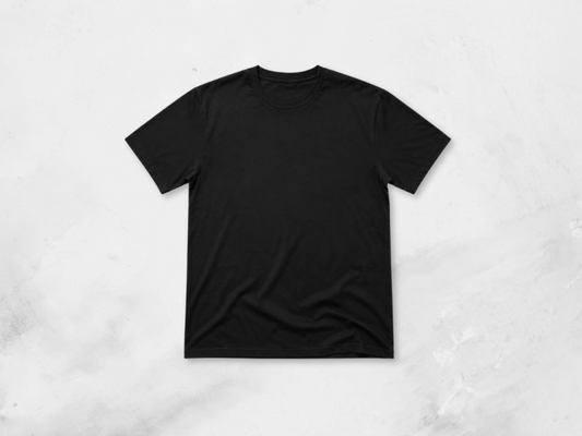 Classic Cotton Crew Neck T-shirt Front - Max A4 Print