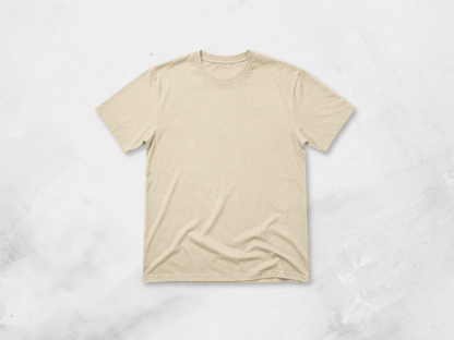Classic Cotton Crew Neck T-shirt, Front - Max A3 Print
