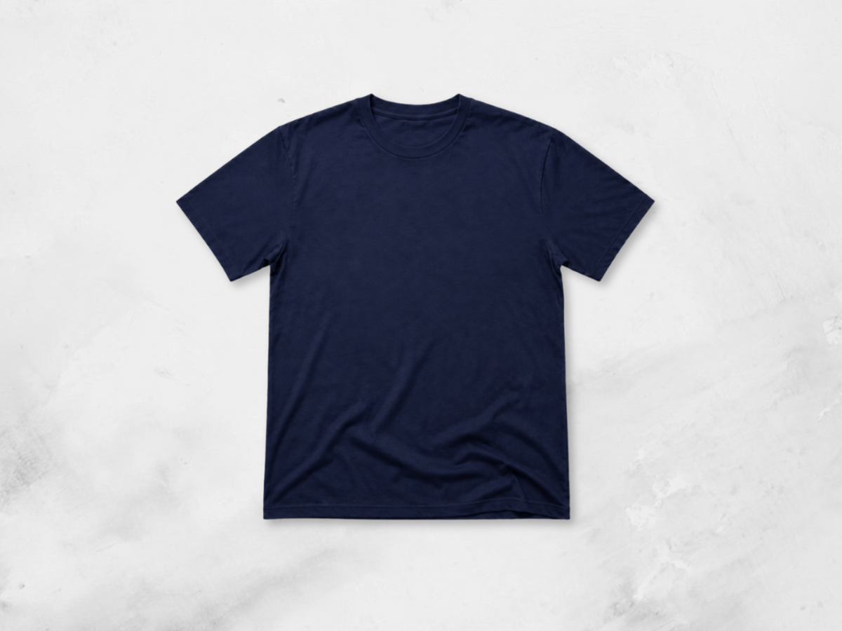 Classic Cotton Crew Neck T-shirt, Front - Max A3 Print