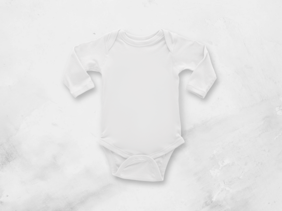 Onesie White, Long sleeve