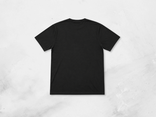Classic Cotton Crew Neck T-shirt, Back - Max A3 Print