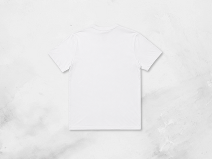 Classic Cotton Crew Neck T-shirt,Back - Max A4 Print