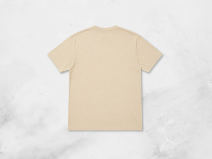 Classic Cotton Crew Neck T-shirt,Back - Max A4 Print
