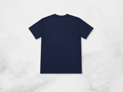 Classic Cotton Crew Neck T-shirt,Back - Max A4 Print