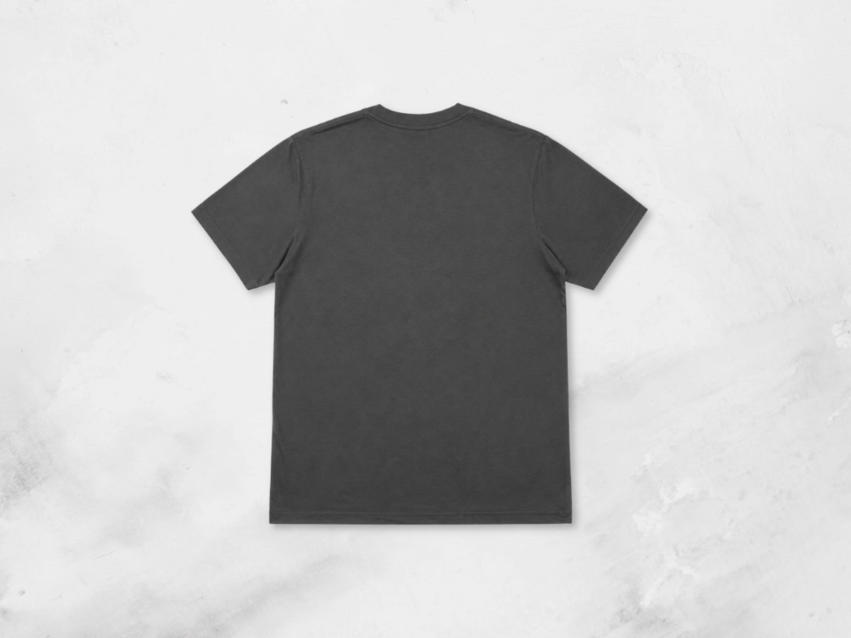 Classic Cotton Crew Neck T-shirt,Back - Max A4 Print