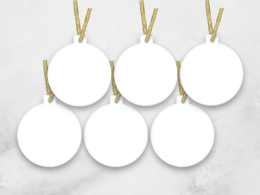 Tree Ornaments, 6 Pc